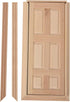 1:12 Doll House Mini Wooden Door, DIY Hollow Wooden Door Set Simple Styling 1: 12 for Dollhouse Living Room for Your Interior Model...