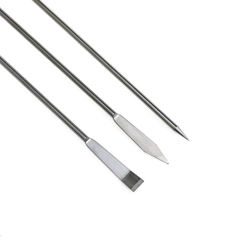 1 Set Stainless Steel Micro Lab Sampling Scoop Spatulas Combination Reagent Spoon Laboratory Supplies (Pack of 5)...