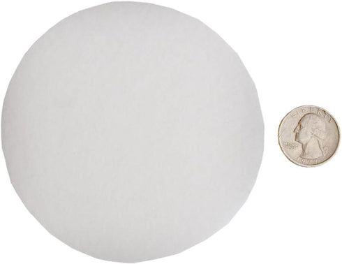 Playfully Ever After 4 Inch White 16pc Stiff Felt Circles...