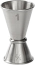 American Metalcraft JG1 Japanese-Style Jigger, Stainless Steel, 1/2 oz. x 1oz. Capacity, 1-3/4" Diameter x 2-3/4" Height...