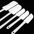Baking Spatula Set of 5, Non-stick Rubber Plastic Scraper Spatulas Cream Scraping for Cake Cream Mixing Cooking Gadget, BPA Free, Dishwasher Safe,...