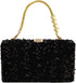 Small Sequins Clutch Purse Top Handle Evening Handbag Mini Square Shoulder Crossbody Bag...