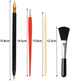 YOTINO 14 Pcs Scratch Art Tools Set, Scratch Sketch Art Painting with Bamboo Sticks Scraper Scratch Pen, Black Brush, Engraving Art Set for Adult ...
