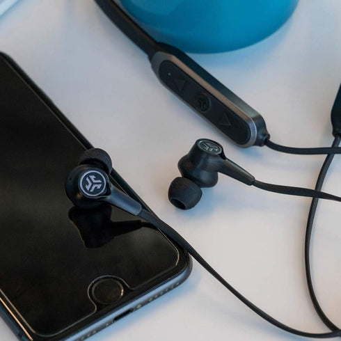 JLab Epic ANC Earbuds, Active Noise Canceling, Be Aware Audio, Bluetooth 5, 25+ Hour Battery Life, IP54 Sweat Resistant, Universal Music Control, ...