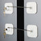 Locks for Refrigerator,2 Pack Fridge Lock with Keys,Lock for a Fridge,White Refrigerator Lock...
