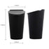 ThinSGO Silicone Trash Can with Lid - Car Cup Holder Trash Bin for Auto, Home, Office (Black)...