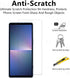 [2 PCS Screen Protector for Sony Xperia 5 V Tempered Glass Protective Film 9H-Hardness Anti-Scratch No-Bubble Case Friendly (HD Clear)...