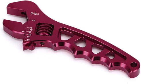 AN Adjustable Wrench Lightweight Aluminum AN3-AN12 Hose Fitting tool spanner(Red)...