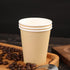 25 Pack 8 oz Disposable Paper Cups, Disposable Coffee Cups, Hot/Cold Beverage Drinking Cup for Offices, Home Kitchens, Coffee Shops?Khaki?...