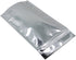 FERENLI 100 Pieces Stand Up Clear Front Zipper Lock Resealable Aluminum Mylar Foil Plastic Packaging Bag for Zip Heat Sealable Lock with Tear Notc...