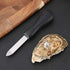 Oyster Shucking Knife, 2.75" New Haven Style Oyster Shucker Clam Knife with Non-Slip Poly Handle, Seafood Opener Seafood Tools (White)...