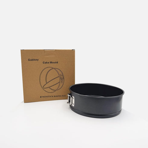8 inch circular Springform interlocking and leak- proof seal carbon baking C ake Pan...