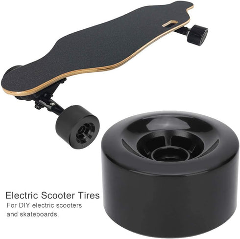 Keenso Pro Skateboard Wheels, Electric Scooter Skateboards Tires PU 80A Shockproof Wheels with Bearings 90mm for Skateboards Longboard Electric Sc...