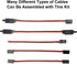 30 Sets Servo Connector Male Female Plug Crimp Pin Cable Kit Compatible with Futaba JR Hitec Spektrum RC Connectors (without Crimping Tool)...