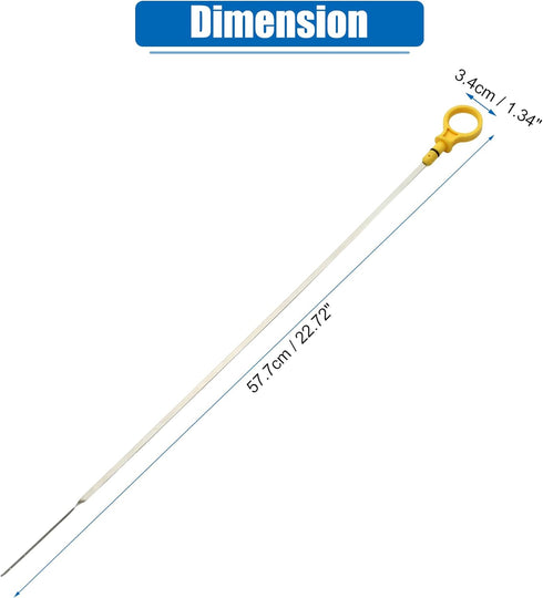uxcell Engine Oil Level Indicator Dipstick for Mazda 3 2010-2013 for Mazda CX-7 2010-2012 for Mazda 5 2012-2013 for Mazda 6 2011-2013 No.L3G6-10-4...
