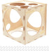 Worown 14 Holes Collapsible Wood Balloon Sizer Box, 1-10 Inch Balloon Sizer Cube, Balloon Size Measurement Tools for Balloon Arches, Balloon Colum...