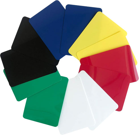 Yuanhe 12Pack Poker Cut Cards - Poker Size Casino Cutting Card in Muti Colors for Poker Texas Hold'em Blackjack Home Games...
