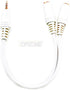 Topzone 4 inch 2.5mm Stereo "Y" Cable: 2.5mm Stereo Plug to two 2.5mm Jacks...