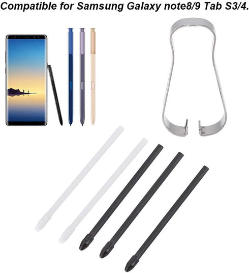 Replacement Stylus Tips, Stylus Tips Pen Refill Tool Set with Fixing Frame and Pen Tips, for Galaxy note8/9, for Tablet Tab S3 T820 T825/S4 T830 T...