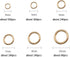 1500Pcs Mixed 6 Sizes Open Jump Rings,4mm 5mm 6mm 7mm 8mm 10mm Jump Ring Jewelry Keychain for Jewelry Making Accessories with 1Pcs Jump Ring Open/...