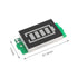 Create idea 4Pcs Battery Capacity Indicator Module 3-34V Battery Charge Indicator Module 5mA Compatible with 1S 2S 3S 4S 5S 6S 7S 8S...