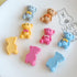 SUKPSY 50 Pcs Flatback Resin Charms Mixed Color Craft Making Embellishments Flat Back Scrapbooking Resin Buttons for Hair Clip Hair Accessories Ph...