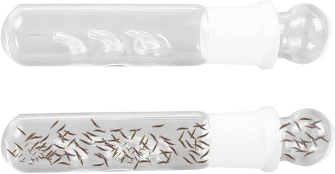 Planaria Trap Leech Trap Flatworm Trap 3 Holes Leeches Catcher Glass Tube for Aquarium Shrimp Tank 2 Pieces...