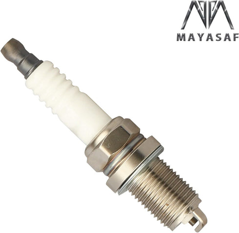 MAYASAF Spark Plugs 4644 Automotive Replacement Ignition Plug for Audi 2005-13 A3 08-16 A5 10-16 Q5, for Passat 2006-10 Seat type Flat, Thread Dia...