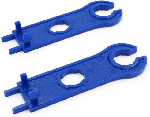 2Pcs Blue Home Improvement Tools 2Pcs Solar Panel MC4 Connector Spanner Wrench Quick Connect Disconnect Tool Hand Tools Multi Handyman Tool Multit...
