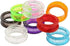 5Pcs Pink Silicone Scissors Finger Rings Grips Grooming Shear Thumb Inserts Finger Protector Ring for Barber Hair Cutting Scissors Pet Shears,Groo...