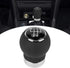 Shift Knob, Car 5 Speed 6 Speed Universal Round Leather Gear Shift Head Manual Transmission Gear Shift Knob Car Shift Knob Lever Shifter(5 Speed)...