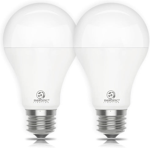 E ENERGETIC LIGHTING 2 Pack 150 Watt LED Light Bulb, Super Bright A21 Warm White 3000K, Non-Dimmable, 2300LM LED Bulb, High Lumen Light Bulbs, E26...