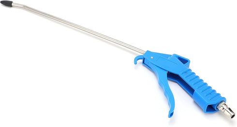 Air Blow Gun with 10" Long Angled Nozzle, Long Reach Industrial Air Blow Gun, Pneumatic Air Compressor Accessories Cleaning Tool, Stainless Steel ...