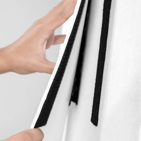 2 Inch Adhesive Black Hook and Loop Tape - 5 Yards, Heavy Duty Strips/Industrial Strength Sticky Fastener...