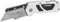 Husky Folding Sure-Grip Lock Back Utility Knife w/ Single Disposable Blade Included (Colors May Vary)...