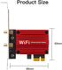 AX3000 WiFi 6 PCI-E WiFi Card AX200 Desktop WiFi Bluetooth 5.2 PCIe Wireless Network Adapter 3000Mbps 802.11AX AX200 Dual Band MU-MIMO for PC Wind...