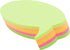 4A Shapes Sticky Notes,Bubble Shape,3 3/8 x 1 7/8 Inches,Neon Assorted,Self-Stick Notes,200 Sheets/Pad,1 Pad/Pack,4A 5059...