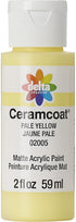 Delta Creative Ceramcoat Acrylic Paint in Assorted Colors (2 oz), 2005, Pale Yellow...