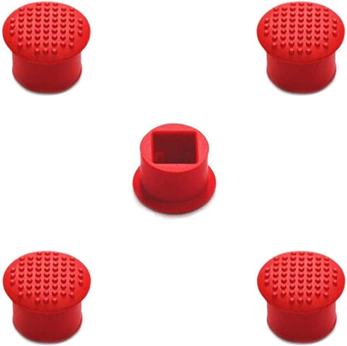 MMOBIEL 5 PCS Rubber TrackPoint Keyboard Mouse Red Cap with Soft Dome and Rim Laptop Pointer for Lenovo ThinkPad X/T/E / / L/P/Yoga Series...