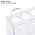 uxcell Acrylic Test Tube Holder Lab Stand Rack 6 Wells for 25ml Centrifuge Tubes Clear...
