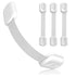 Matenf Child Proof Cabinet Locks (4 Packs), Baby Toddlers Locks for Drawers, Refrigerator Safety Latches for Kids Pets, Durable Safe ABS Material ...