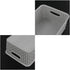 6-Pack Plastic Storage Organizer Basket, 10.04"L x 7.48"W x 3.95"H, Slightly Gray...