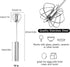Stainless Steel Semi-Automatic Whisk Egg Whisk Hand Push Rotary Whisk Blender Semi Auto Egg Beater Hand Push Mixer Stirrer Egg Scrambler for Blend...