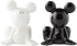 Enesco Disney Ceramics Mickey Mouse Sitting Salt and Pepper Shakers, 3.5 Inch, Black and White...