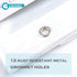 Ga-Geetopia Clear PEVA Plastic Shower Curtain Liner Premium Light Weight 72" x 72" Transparent Bathroom Shower Showroom Curtain Liner with Rustpro...