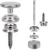 CENOZ 150 PCS Canvas Snap Kit Tool, Metal Screws Snaps Marine Grade 3/8" Socket Stainless Steel Boat Canvas Snaps with 2 PCS Setting Tool for Boat...