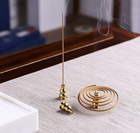 Miupoo Incense Burner Metal Holder,Cone Incense Holder,Coil Incenses Holders,Incenses Stick Holders, 3 Styles...