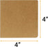 48 Pack Mini Kraft Paper Blank Notebook, 4 x 4 inch Unlined Journals Sketchbooks Pocket Journal for Kids, Students,Travelers...