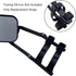 MACHSWON 2pcs 390mm Rubber Towing Mirror Replacement Straps with Cilps for Car SUV Trailer RV Truck, Universal -slip Adjustable Tow Morrors Replac...