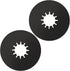TonGass (2 Pack, Black) 5th Wheel Hitch Lube Plate 10in RV Camper Trailer Fifth Wheel Plate Wheel Accessories for 5th Wheel Trailer Safety Kit...
